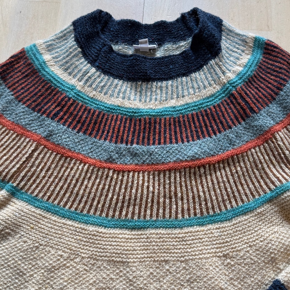 Celtic & Co Fair Isle Statement Denegal Jumper Sweater (M) 100% Wool. - Picture 3 of 8